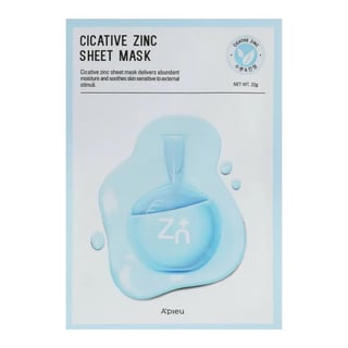 A'Pieu Cicative Zinc Sheet Mask