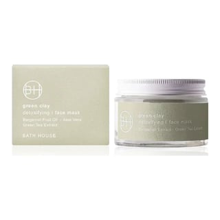 Bath House Green Clay Face Mask