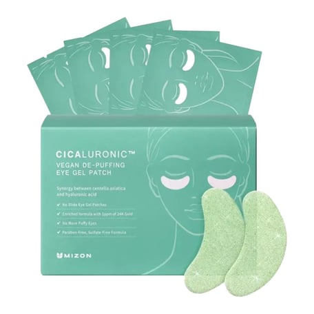 Mizon Cicaluronic Vegan De-Puffing Eye Gel Patch