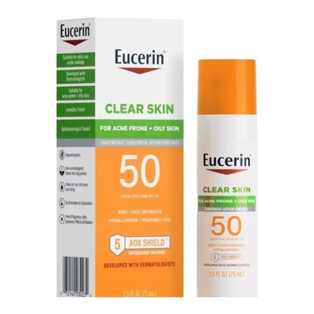 Eucerin Clear Skin SPF 50 Face Sunscreen