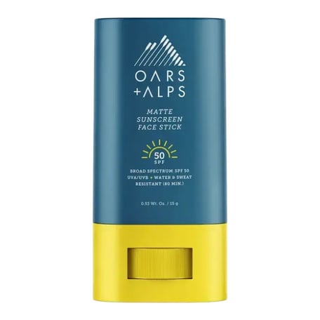 Oars + Alps Matte Sunscreen Face Stick SPF 50