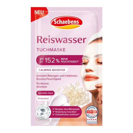Schaebens Reiswasser Tuchmaske
