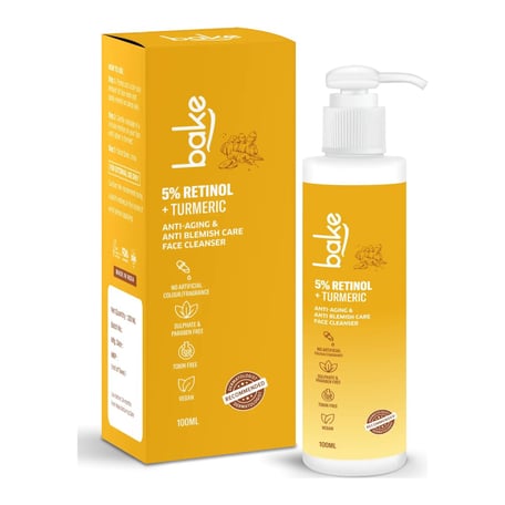 Bake 5% Retinol + Turmeric Face Cleanser
