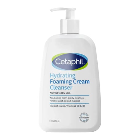 Cetaphil Hydrating Foaming Cream Cleanser