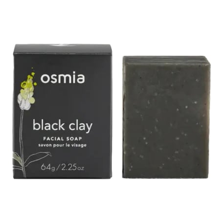 Osmia Black Clay Facial Soap