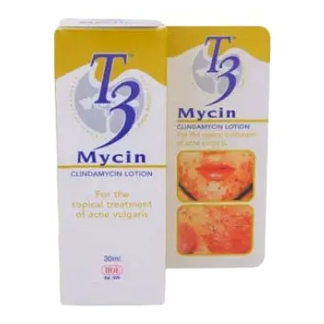 T3 Mycin Clindamycin Lotion
