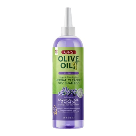 ORS Hair Care Olive Oil Braidzone Scalp & Root Refresh Herbal Cleanse Dry Shampoo