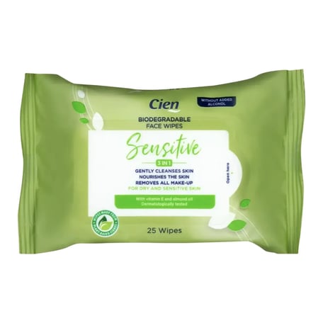 Cien Face Wipes Sensitive
