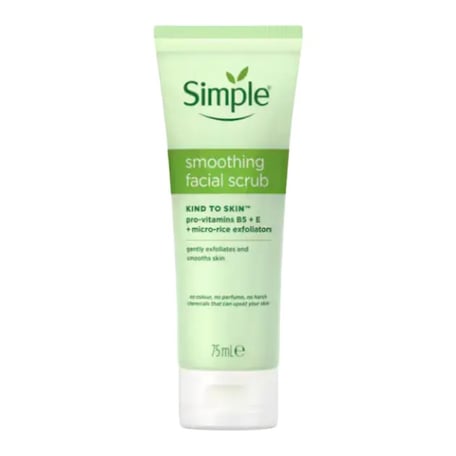 Simple Skincare Smoothing Facial Scrub