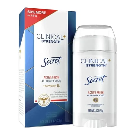Secret Clinical Strength Soft Solid Antiperspirant Deodorant