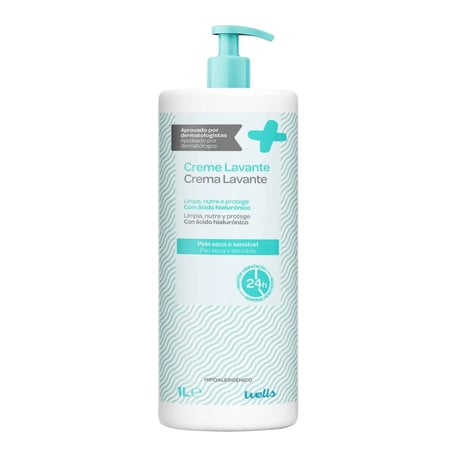Wells Creme Lavante Pele Seca E Sensível