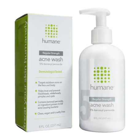 Humane Regular-Strength 5% Acne Wash