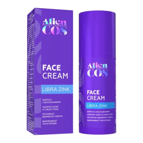 Aliencos Face Cream Libra Zink