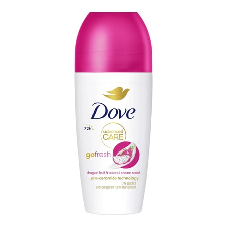 Dove Advanced Care Go Fresh Dragon Fruit & Coconut Cream Anti-Perspirant Roll On