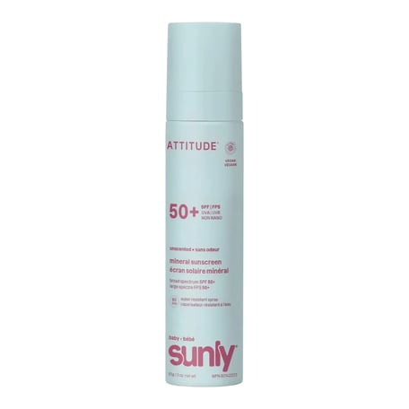 ATTITUDE Baby Mineral Sunscreen SPF 50+