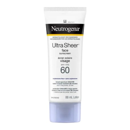 Neutrogena Ultra Sheer Face Sunscreen SPF 60