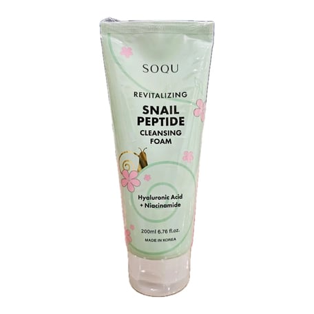 SOQU Revitalizing Snail Peptide Cleansing Foam