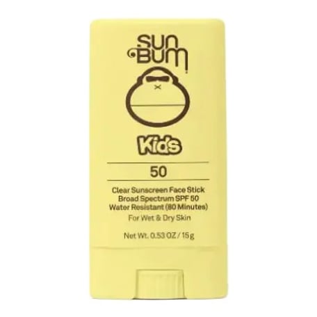 Sun Bum Kids SPF 50 Clear Sunscreen Face Stick