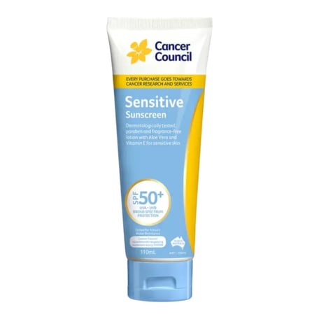 Cancer Council Sensitive Sunscreen SPF50+