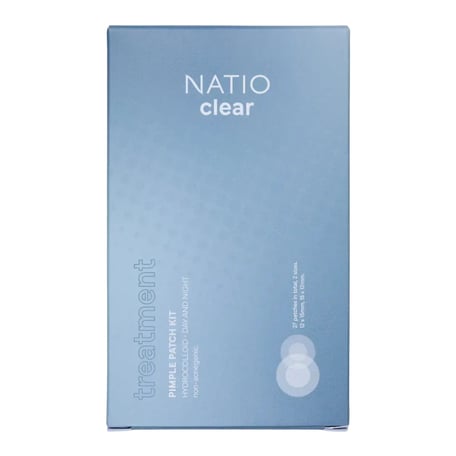 Natio مجموعة لصقات كلير للحبوب