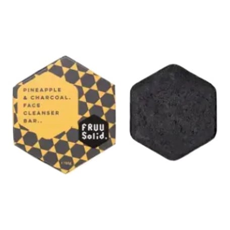 Fruu Pineapple & Charcoal Face Cleanser Bar