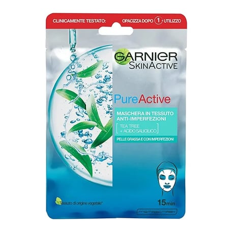 Garnier Pure Active Tea Tree + Salicylic Acid Sheet Mask