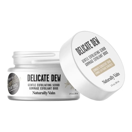 Naturally Vain Delicate Dew Gentle Exfoliating Scrub