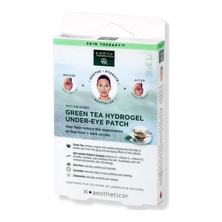 Earth Therapeutics Green Tea Hydrogel Under-Eye Patch