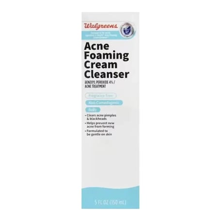 Walgreens Acne Foaming Cream Cleanser