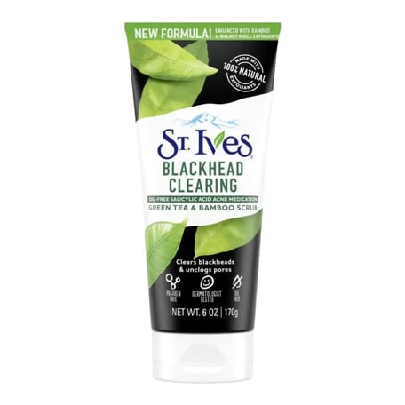 St. Ives Blackhead Clearing Face Scrub Green Tea