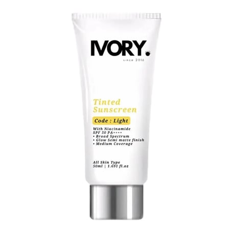 Ivory واقي شمس ملوّن بعامل حماية SPF 50