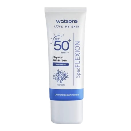 Watsons Physical Sunscreen Face Serum SPF50+ PA++++