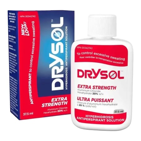 Drysol محلول مضاد تعرّق فائق القوة 20%