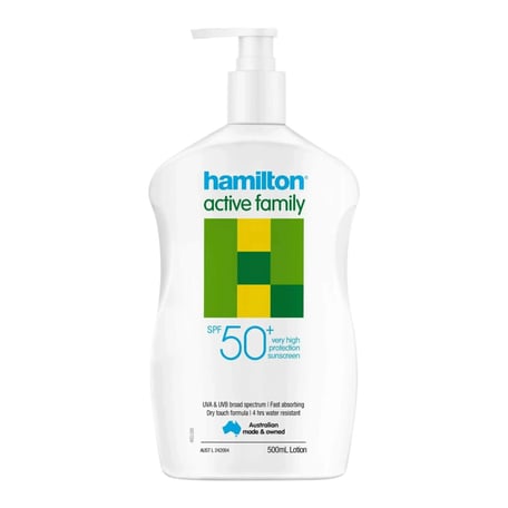 Hamilton Active Family SPF 50+ Lotion