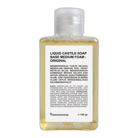 Banaransoap Liquid Castile Soap Base Medium Foam