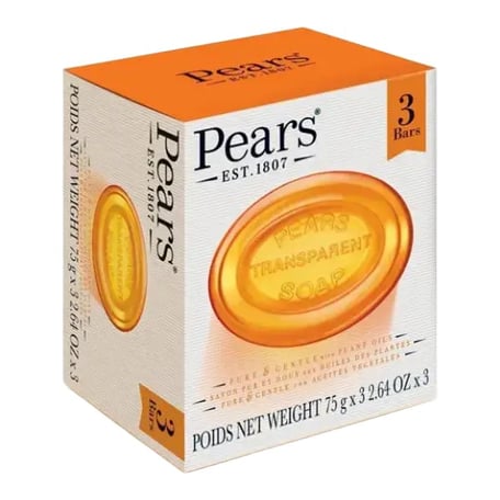 Pears الصابون الشفاف