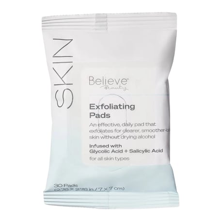 Believe Beauty Exfoliating Pads