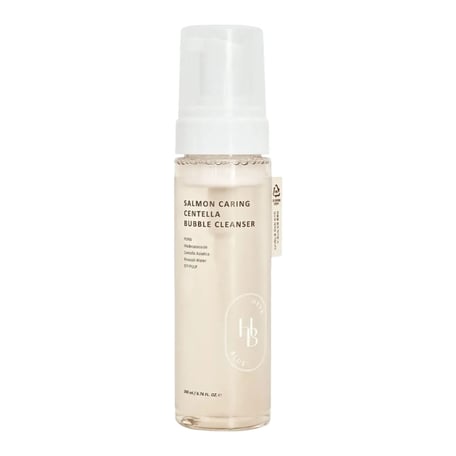 Heveblue Salmon Caring Centella Bubble Cleanser