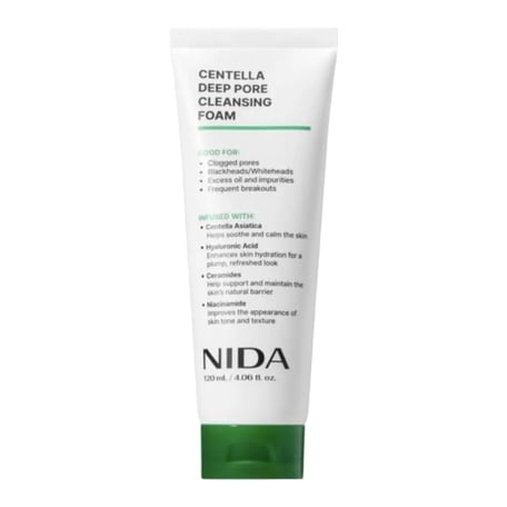 Nida Centella Deep Pore Cleansing Foam