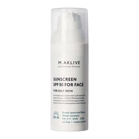 M.Aklive Sunscreen SPF 50 For Face