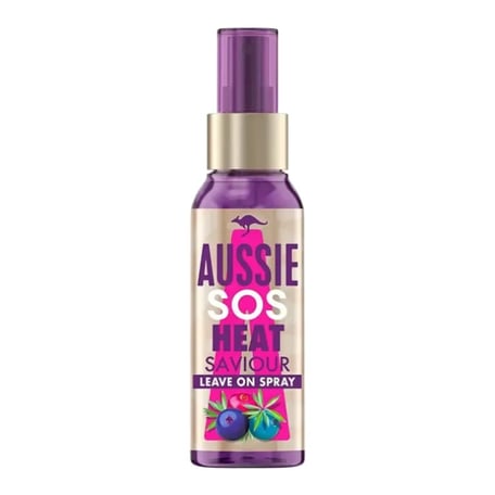Aussie SOS Heat Saviour بخاخ مرطّب للعناية بالشعر