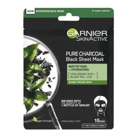 Garnier Pure Charcoal Black Sheet Mask
