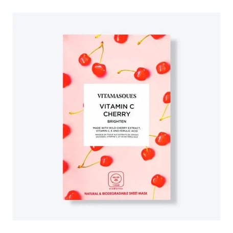 Vitamasques Vitamin C Cherry Face Sheet Mask