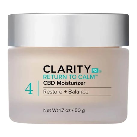 ClarityRx مرطب Return to Calm بزيت CBD