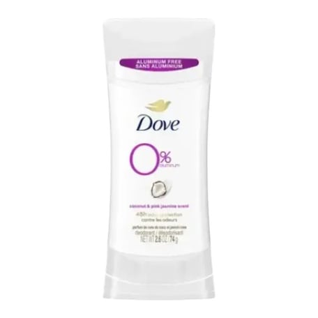 Dove 0% Aluminum Deodorant Stick