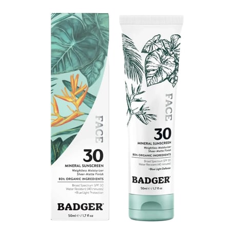 Badger Face Mineral Sunscreen SPF 30