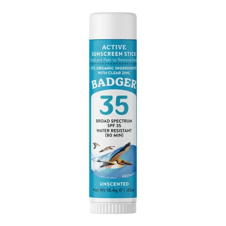 Badger Active Mineral Sunscreen Stick SPF 35