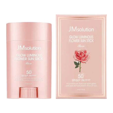 JMsolution グロウ ルミナス フラワー サンスティック ローズ SPF 50+