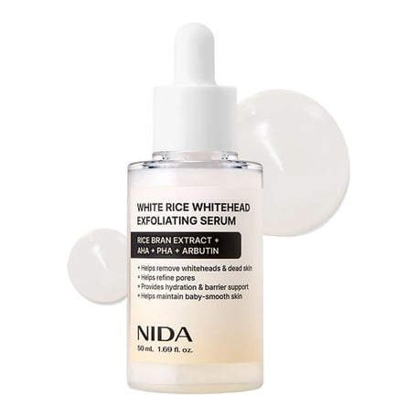 Nida White Rice Whitehead Exfoliating Serum