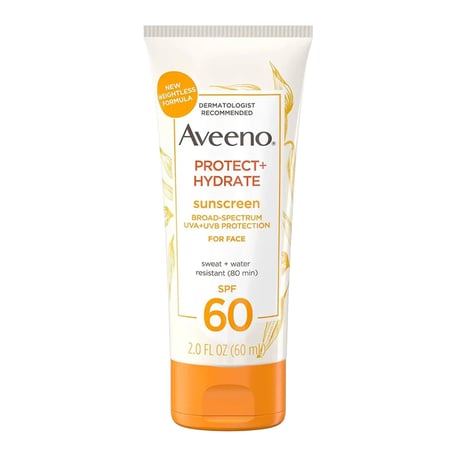 Aveeno Protect + Hydrate Sunscreen For Face SPF 60